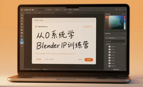 【教程】从0系统学Blender-全流程IP训练营-第6期—饼子搅拌机 【教程】从0系统学Blender-全流程IP训练营-第6期—饼子搅拌机