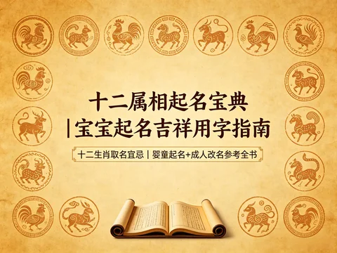 十二生肖起名工具书,生肖适配吉祥取名用字大全【19.2MB】 十二生肖起名工具书,生肖适配吉祥取名用字大全【19.2MB】