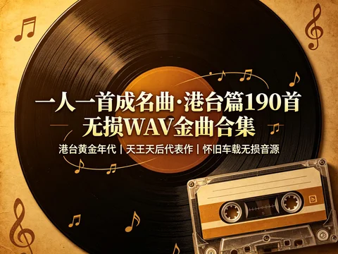 华语港台黄金年代金曲，一人一首代表作无损音频全集【8.1GB】（2）