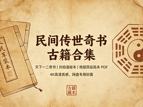 传统民俗术数经典藏书，民间绝版奇书电子扫描版合集【24.3GB】（2）