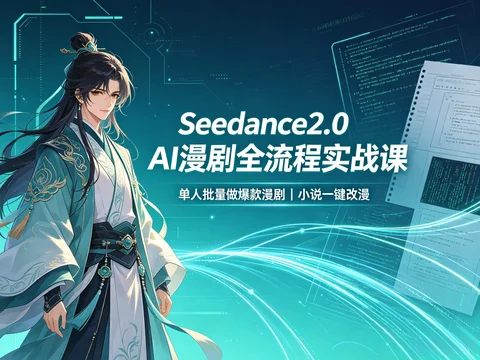 单人 AI 漫剧变现系统课,小说改漫剧 + 配音分镜落地实操合集【975.6MB】 单人 AI 漫剧变现系统课,小说改漫剧 + 配音分镜落地实操合集【975.6MB】