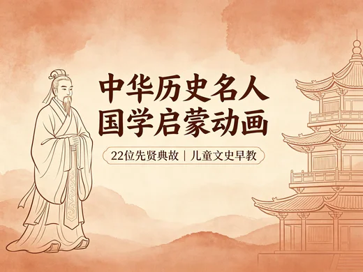儿童传统文化必修课,诸子百家 + 历史发明家人物科普动画资源【437MB】 儿童传统文化必修课,诸子百家 + 历史发明家人物科普动画资源【437MB】