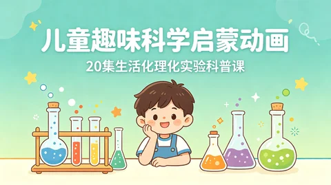 儿童理化常识趣味实验科普动画片资源【1.8GB】 儿童理化常识趣味实验科普动画片资源【1.8GB】