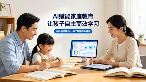 AI 时代家庭教育新观念 + 全科学习辅助实操课【2.9GB】 AI 时代家庭教育新观念 + 全科学习辅助实操课【2.9GB】