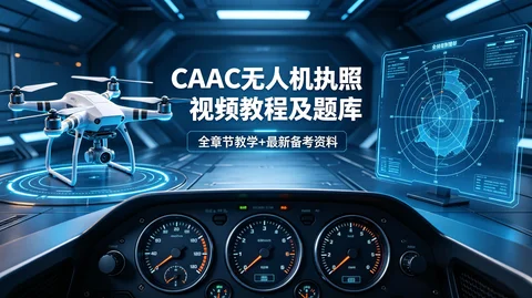 CAAC 无人机执照全攻略:视频教程 + 理论题库 + 习题讲解合集【12.8GB】 CAAC 无人机执照全攻略:视频教程 + 理论题库 + 习题讲解合集【12.8GB】