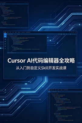 AI 编程提效 Cursor 系统教程:代码生成 + 数据分析 + 技能搭建完整教学【1GB】 AI 编程提效 Cursor 系统教程:代码生成 + 数据分析 + 技能搭建完整教学【1GB】