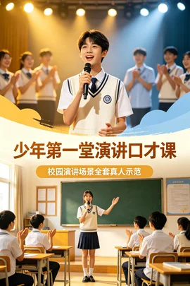 少年演讲口才系统课:自我介绍 + 竞选 + 面试舞台表达全套教学【1.1GB】 少年演讲口才系统课:自我介绍 + 竞选 + 面试舞台表达全套教学【1.1GB】