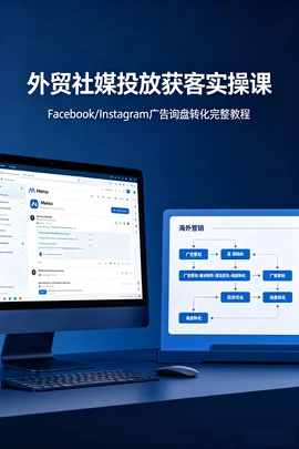 Meta外贸获客系统:社媒广告投放+WhatsApp询盘转化全案【330M】 Meta外贸获客系统:社媒广告投放+WhatsApp询盘转化全案【330M】