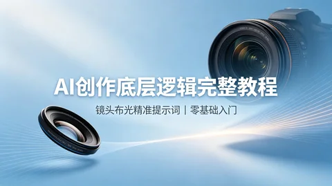 掌控AI画面:电影级布光+镜头语言实操全链课【93M】 掌控AI画面:电影级布光+镜头语言实操全链课【93M】