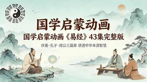 少儿成人通用启蒙:伏羲创卦+孔子传道+周公解卦【9.7G】 少儿成人通用启蒙:伏羲创卦+孔子传道+周公解卦【9.7G】