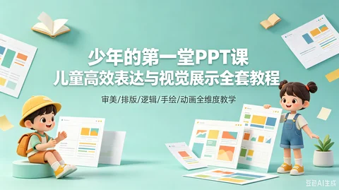 少年PPT美育思维训练 审美排版逻辑动画手绘表达教学【2.7GB】 少年PPT美育思维训练 审美排版逻辑动画手绘表达教学【2.7GB】