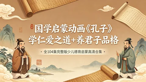 少儿启蒙国学动画:104集+君子养成+仁爱德育【9GB】 少儿启蒙国学动画:104集+君子养成+仁爱德育【9GB】