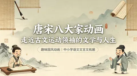 趣味动画 读懂唐宋八大家【1.4GB】