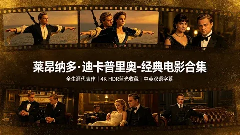 小李子莱昂纳多完整影片大全 全生涯作品收录 【357G】