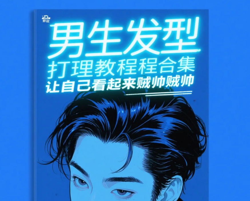 【男生发型打理教程合集】让自己看起来贼帅贼帅 MP4 