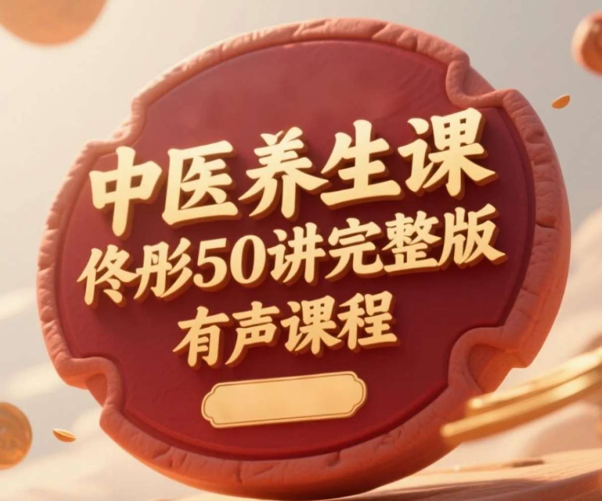 【课程】中医养生课｜佟彤50讲完整版（四季调理+体质辨识+健康生活） 有声课程  m4a  [153M]