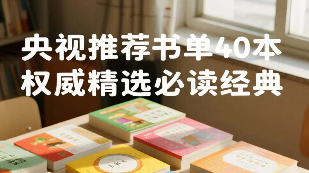 央视推荐书单40本 ，权威精选必读经典 epub/mobi [283M]