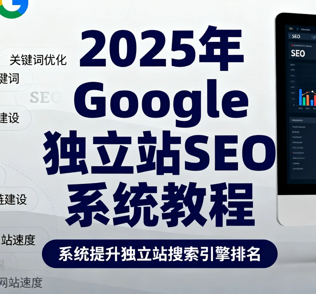 【教程】Google独立站SEO系统教程2025年 mp4 [851.9MB]
