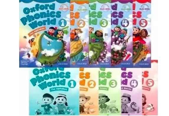 牛津自然拼读世界 Oxford Phonics World 全5级 【含SB WB 音频 游戏 点读版】 MP3+MP4 [10.2GB]