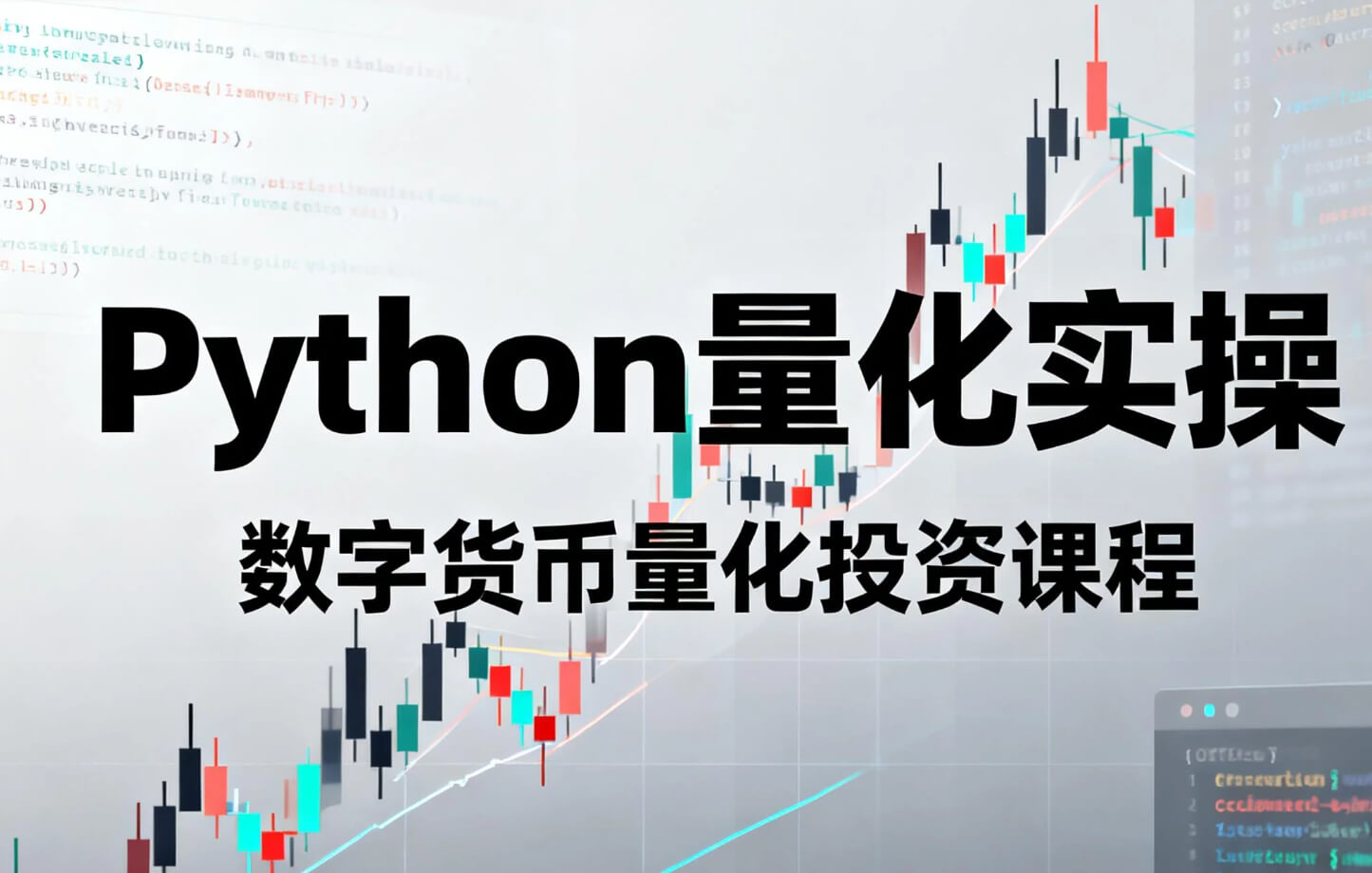  Python量化实操：数字货币量化投资课程 mp4 [5.6GB]