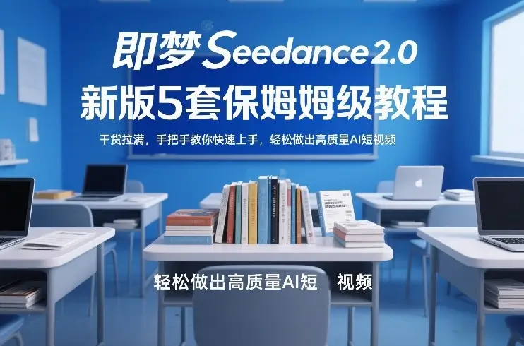 2026新版Seedance2.0，保姆级教程5套 mp4 [2.2GB]