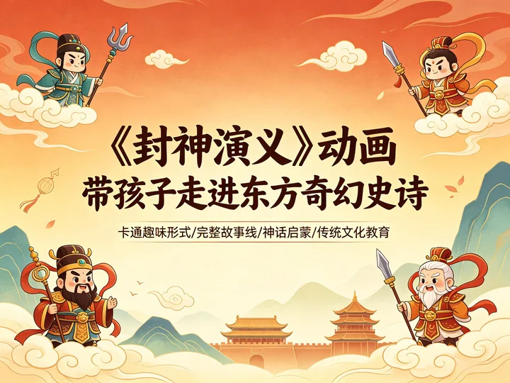 东方神话史诗｜封神演义儿童动画全 24 集【2.9GB】