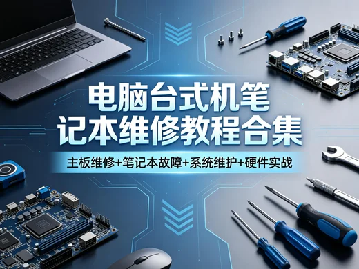 台式机 + 笔记本维修实战 硬件故障处理教程【37.9GB】 台式机 + 笔记本维修实战 硬件故障处理教程【37.9GB】