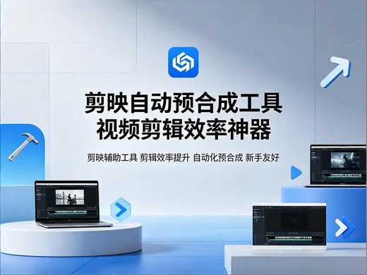 剪映视频预合成工具 剪辑流程简化神器【6.8MB】
